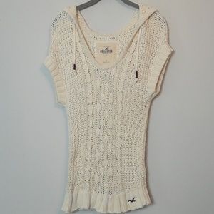 Hollister crochet sweater